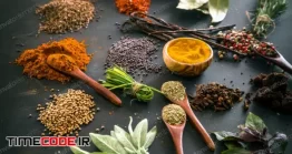 دانلود عکس ادویه  Spices And Herbs