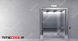 دانلود عکس سه بعدی آسانسور 3d Modern Elevator