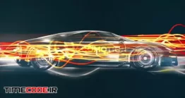 دانلود پروژه آماده پریمیر : لوگو موشن ماشین Fast Car Logo Reveal