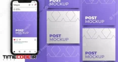 smartphone with instagram post mosaic 13727490 45 50 566
