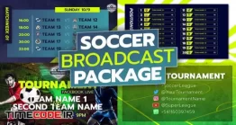 دانلود پروژه آماده افتر افکت : بسته تلویزیونی فوتبال Soccer Broadcast Package