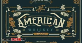 دانلود فونت انگلیسی کلاسیک American Whiskey