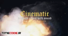 دانلود پروژه آماده افتر افکت : لوگو موشن آتش Cinematic Fire Logo Reveal