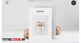دانلود قالب آماده ایندیزاین : بروشور مبلمان Decaso Interior & Furniture Catalog