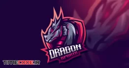 دانلود فایل لایه باز لوگو اژدها Dragon Sport