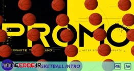 دانلود پروژه آماده افتر افکت : وله بسکتبال Glitch Basketball Intro