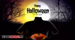 دانلود پروژه آماده افتر افکت : اینترو هالووین Pumpkin Head Halloween Intro