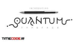 دانلود فونت انگلیسی گرافیکی  Quantum Typeface