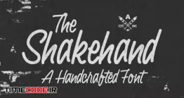 دانلود فونت انگلیسی تخته سیاه Shakehand Typeface