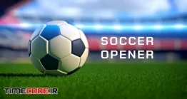 دانلود پروژه آماده فاینال کات پرو : اینترو فوتبال Soccer Opener