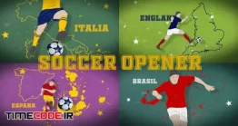 دانلود پروژه آماده افتر افکت : اینترو فوتبال Soccer Opener