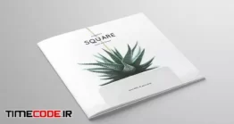 دانلود قالب آماده ایندیزاین : مجله مربع Square Indesign Template