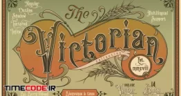 دانلود فونت انگلیسی کلاسیک  Victorian Fonts Collection