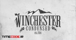 دانلود فونت انگلیسی کلاسیک  Winchester Condensed Font