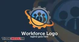 دانلود فایل لایه باز لوگو صنعتی Workforce – Logo Template