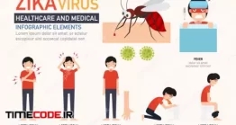 دانلود اینفوگرافیک ویروس زیکا Zika Virus Infographics