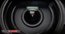 دانلود فوتیج لنز زوم An Extreme Closeup Of A Zooming Camera Lens