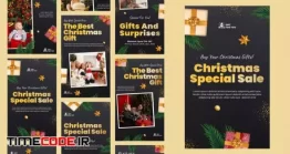 دانلود پروژه آماده افتر افکت : استوری اینستاگرام حراج کریسمس Christmas Special Sale Social Story