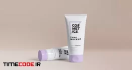 دانلود موکاپ کرم آرایشی Cosmetic Packaging Tube Mockups
