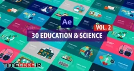 دانلود پروژه آماده افتر افکت : 30 موشن گرافیک علم و تحصیل Education And Science Vol.2