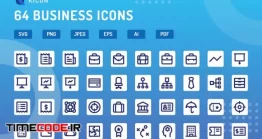دانلود 64 آیکون تجارت و کسب و کار Kicon – Business Icons