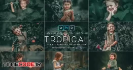 دانلود اکشن فتوشاپ و پریست لایت روم عکس کودک Tropical ( Photoshop Actions And Presets )