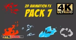 دانلود فوتیج المان های کارتونی 2D Animation FX Pack