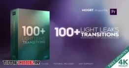دانلود پروژه MOGRT پریمیر : ترنزیشن نوری 4K Light Leaks Transitions