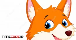 دانلود کلیپ آرت روباه Cute Fox Cartoon