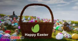 دانلود پروژه آماده افتر افکت : تخم مرغ رنگی Happy Easter