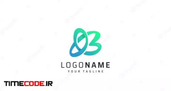 دانلود فایل لوگو آماده با طرح B