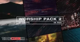 دانلود پروژه آماده افتر افکت : پکیج بک گراند متحرک Worship Backgrounds Pack 2