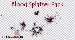 دانلود فوتیج آلفا پاشیدن خون  Blood Splatter Pack