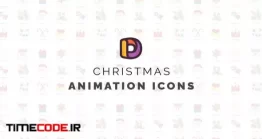 دانلود پروژه آماده افتر افکت : آیکون انیمیشن کریسمس Christmas 3