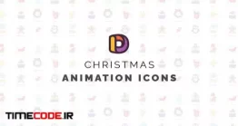 دانلود پروژه آماده افتر افکت : آیکون انیمیشن کریسمس Christmas 4 – Animation Icons