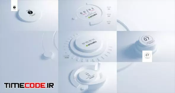 دانلود پروژه آماده پریمیر : شمارش معکوس Countdown Timer Toolkit V – تایم کد