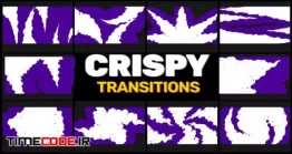 دانلود پروژه آماده افتر افکت : ترنزیشن Crispy Transition
