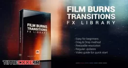 دانلود پروژه آماده پریمیر : ترنزیشن سوختن فیلم Film Burns Transitions & FX Pack