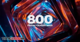 دانلود پروژه آماده افتر افکت : 800 ترنزیشن Fresh Transitions