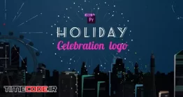 دانلود پروژه آماده پریمیر : اینترو تبریک سال نو Holiday Celebration Logo