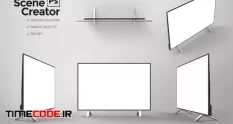 isolated smart tv monitor home office 8534106 13 33 687