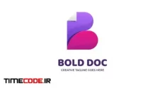 letter b document archive gradient logo template 14009275 36 52 296