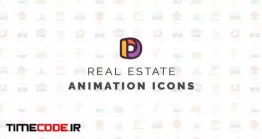 دانلود پروژه آماده افتر افکت : آیکون انیمیشن مسکن و املاک Real Estate – Animation Icons