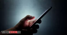 silhouette hand holding touching mobile phone 4956486 33 55 831