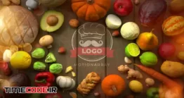 دانلود پروژه آماده افتر افکت : لوگو موشن آشپزی Simple Fresh Food Logo Reveal