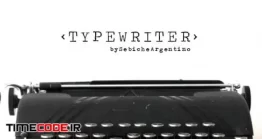 دانلود پروژه آماده افتر افکت : ماشین تایپ قدیمی Typewriter