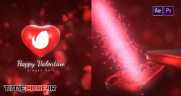 دانلود پروژه آماده افتر افکت : لوگو موشن عاشقانه Valentine Sweet Logo Reveal