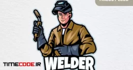 دانلود فایل لایه باز لوگو جوشکار Welder Industrial Logo