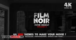 دانلود پروژه آماده پریمیر : تیتراژ فیلم نوآر Film Noir – Movie Mockup Volume 2