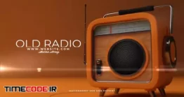 دانلود پروژه آماده پریمیر : لوگو موشن رادیو قدیمی Old Radio Logo